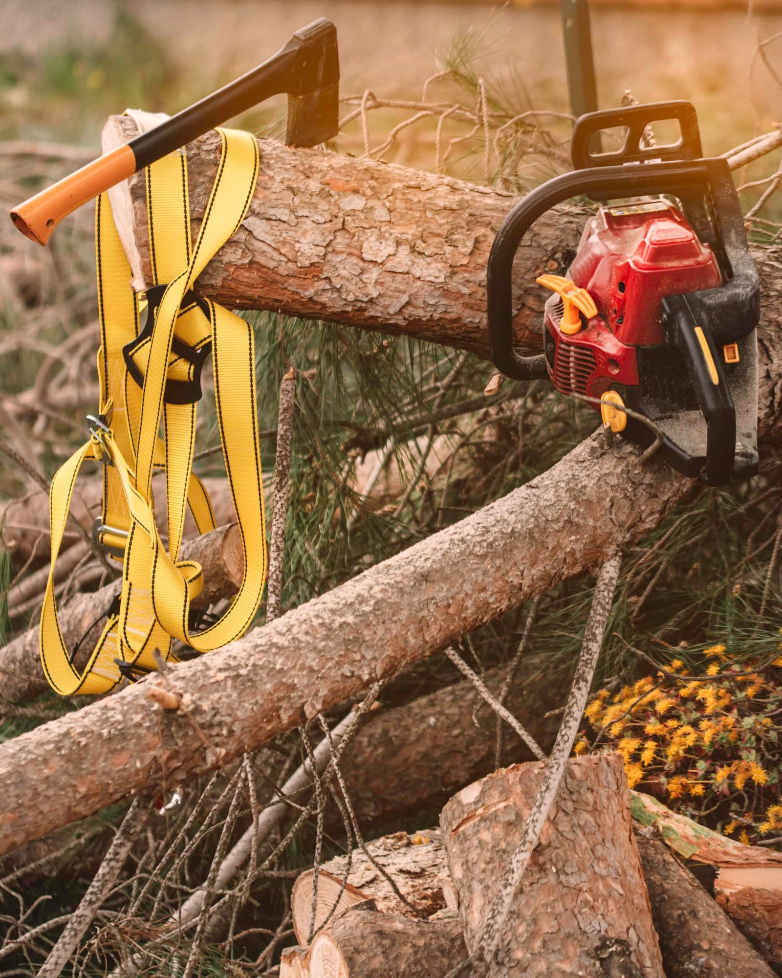Tree service Canton GA: Photo of tree service machinery and tools